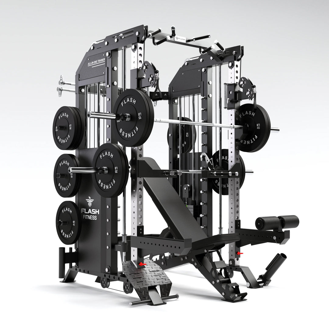 Flash F50 All-In-One Trainer Smith Machine Combo Package