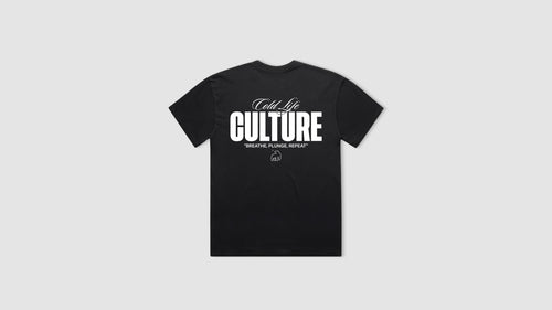 Where Cold Plunging Meets Culture Black Shirt