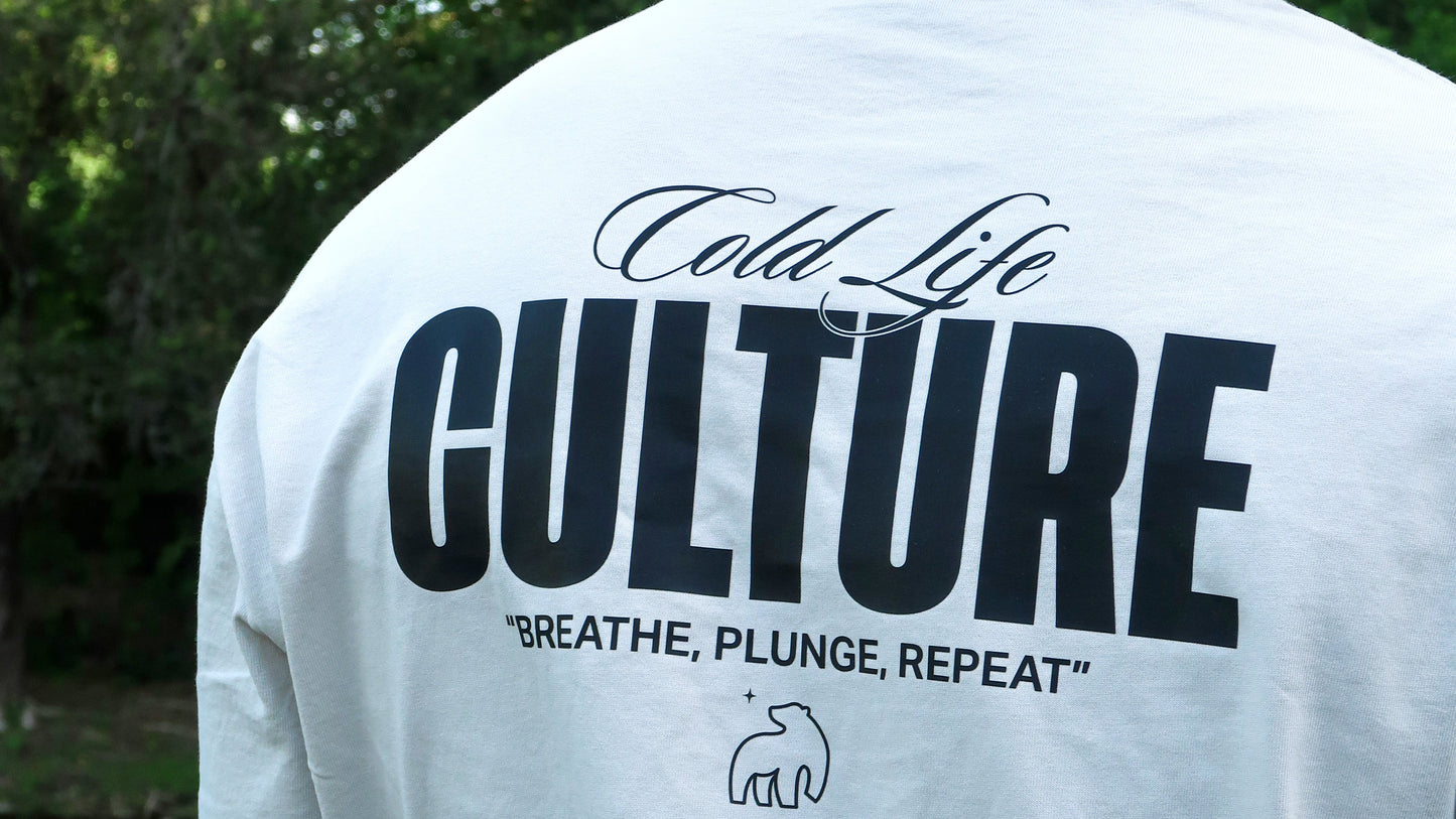 Where Cold Plunging Meets Culture Sand Shirt